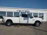 2010 Bright White Dodge Ram 3500 Big Horn Edition Crew Cab 4x4 Dually #26673063