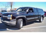 2005 Black Chevrolet Silverado 1500 Z71 Extended Cab 4x4 #26743915