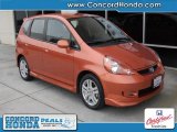 2008 Blaze Orange Metallic Honda Fit Sport #26772983