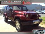 2008 Red Rock Crystal Pearl Jeep Wrangler Unlimited Sahara 4x4 #26773094