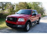 2004 Bright Red Ford F150 FX4 SuperCrew 4x4 #26778191