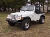 2001 Stone White Jeep Wrangler Sport 4x4 #26778049