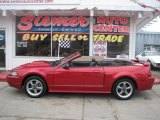 2001 Laser Red Metallic Ford Mustang GT Convertible #26778210