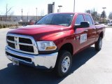 2010 Inferno Red Crystal Pearl Dodge Ram 2500 ST Crew Cab 4x4 #26778582