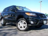 2010 Phantom Black Metallic Hyundai Santa Fe SE #26777985