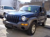 2004 Patriot Blue Pearl Jeep Liberty Sport 4x4 #26831943