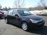 2010 Ebony Black Ford Focus S Sedan #26832100