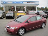 2010 Tango Red Pearl Honda Civic LX Sedan #26832338