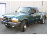 1998 Pacific Green Metallic Ford Ranger XLT Extended Cab 4x4 #26881318