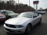 2010 Brilliant Silver Metallic Ford Mustang V6 Premium Convertible #26881610