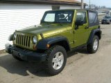 2007 Rescue Green Metallic Jeep Wrangler Rubicon 4x4 #26881654