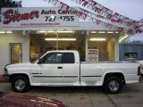 1999 Bright White Dodge Ram 2500 Laramie Extended Cab #26881689