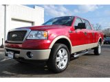 2007 Redfire Metallic Ford F150 Lariat SuperCrew 4x4 #26881269