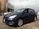 Nautical Blue Metallic Toyota Matrix in 2009