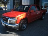 2010 Red Orange Metallic GMC Canyon SLE Crew Cab #26935663