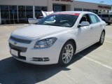 2009 Summit White Chevrolet Malibu LTZ Sedan #26935672