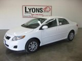 2010 Super White Toyota Corolla LE #26996241