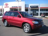 2005 Salsa Red Pearl Toyota Highlander Limited 4WD #26996401