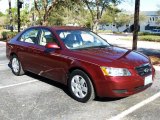 2007 Dark Cherry Red Hyundai Sonata GLS #26996422