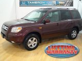 2008 Dark Cherry Pearl Honda Pilot Special Edition #26996970