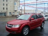 2010 Inferno Red Crystal Pearl Coat Dodge Journey R/T AWD #27051353