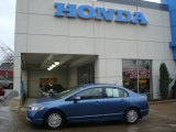 2009 Atomic Blue Metallic Honda Civic Hybrid Sedan #27051359