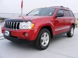 2005 Inferno Red Crystal Pearl Jeep Grand Cherokee Limited 4x4 #27071365