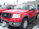 2007 Bright Red Ford F150 FX4 SuperCab 4x4 #27070933
