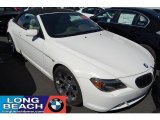 2005 Alpine White BMW 6 Series 645i Convertible #27071176