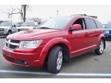 2009 Inferno Red Crystal Pearl Dodge Journey SXT AWD #27113279