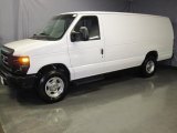 2008 Oxford White Ford E Series Van E350 Super Duty Commericial Extended #27113583