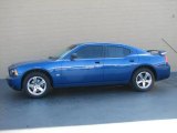 2009 Deep Water Blue Pearl Dodge Charger SXT #27113444