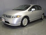 2007 Alabaster Silver Metallic Honda Civic Hybrid Sedan #27113609