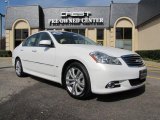 2009 Moonlight White Infiniti M 35 Sedan #27113669