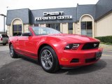 2010 Torch Red Ford Mustang V6 Premium Convertible #27113673