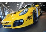 2010 Yellow/Black/White Porsche Cayman S Interseries #23412254