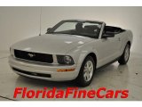 2008 Brilliant Silver Metallic Ford Mustang V6 Deluxe Convertible #27168833