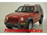 2003 Flame Red Jeep Liberty Sport 4x4 #27168835