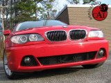 2004 Electric Red BMW 3 Series 325i Coupe #27169009