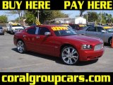 2006 Inferno Red Crystal Pearl Dodge Charger SE #27170038
