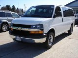 2009 Summit White Chevrolet Express LT 3500 Passenger Van #27235191