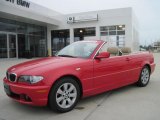 2006 Electric Red BMW 3 Series 325i Convertible #27169661