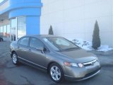 2008 Galaxy Gray Metallic Honda Civic EX Sedan #27170071