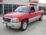 2005 Fire Red GMC Sierra 1500 SLE Extended Cab 4x4 #27169692