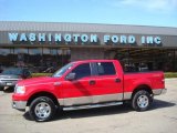 2008 Bright Red Ford F150 XLT SuperCrew 4x4 #27235371