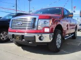2010 Red Candy Metallic Ford F150 XLT SuperCab 4x4 #27325273