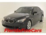 2005 Jet Black BMW 5 Series 545i Sedan #27324810