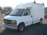 2000 Summit White Chevrolet Express 3500 Cutaway Commercial Van #27235748