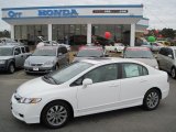 2010 Taffeta White Honda Civic EX Sedan #27325088