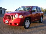 2007 Inferno Red Crystal Pearlcoat Jeep Compass Sport 4x4 #27325212